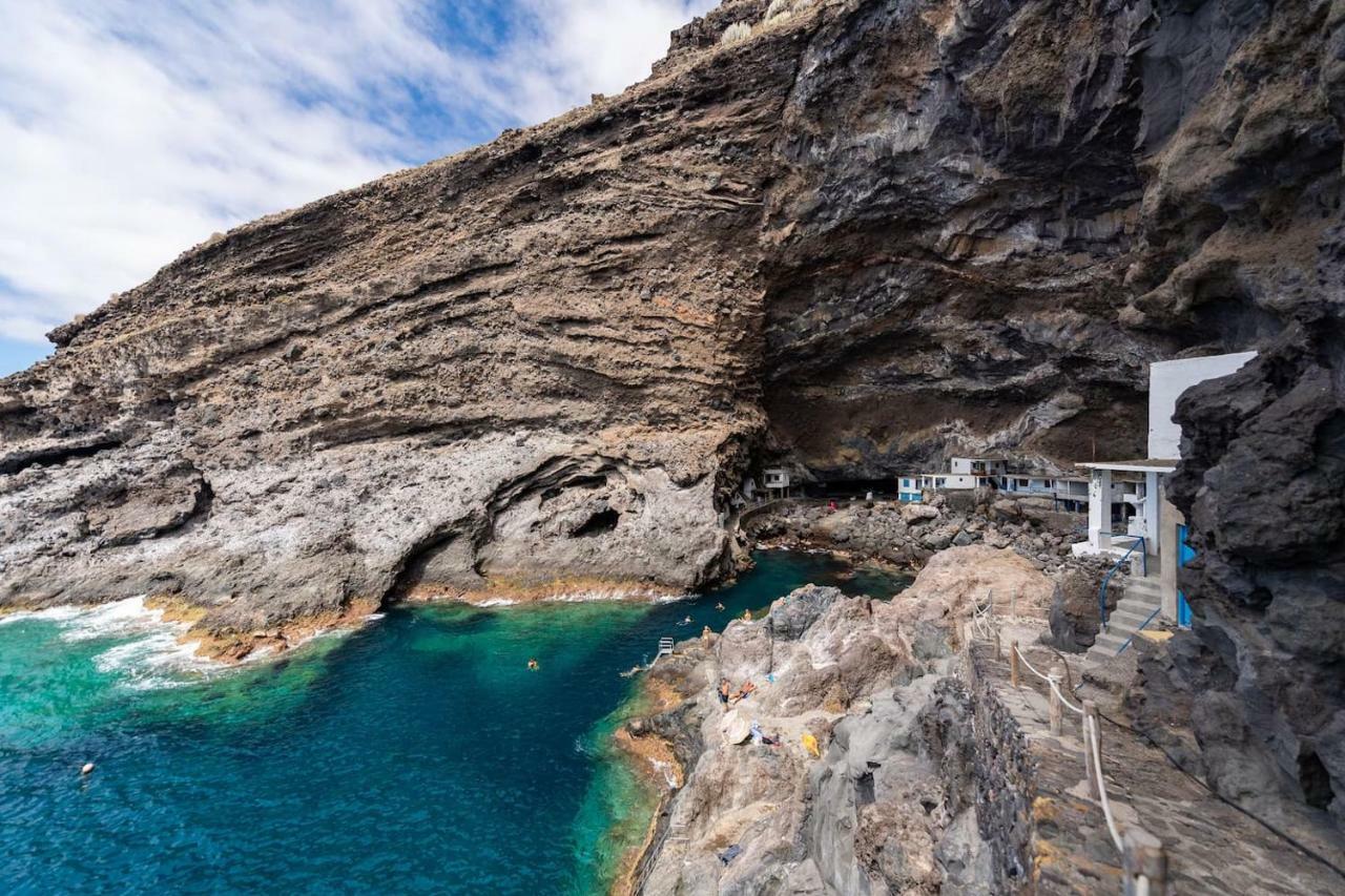 Casa Alba, Casa Rural Con Piscina-Spa Climatizada Hasta 34º Gratuito Y Vistas Al Mar Puntallana Exteriér fotografie